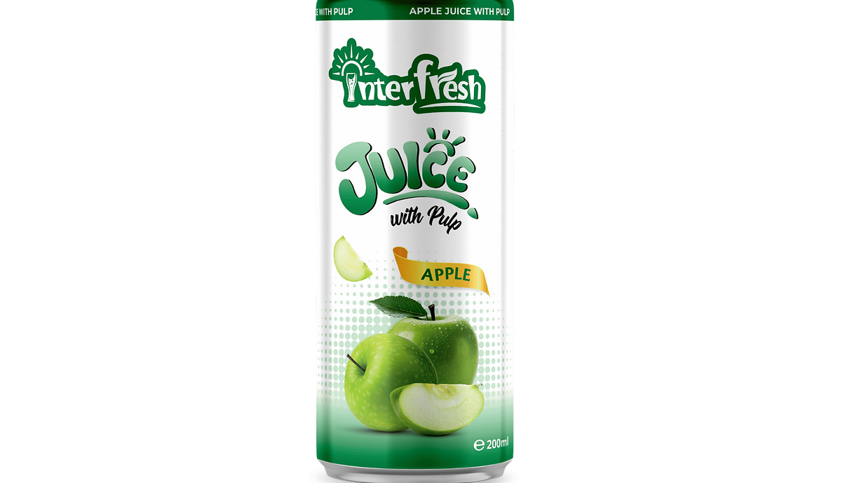 200ml Interfresh Apple Juice with pulp