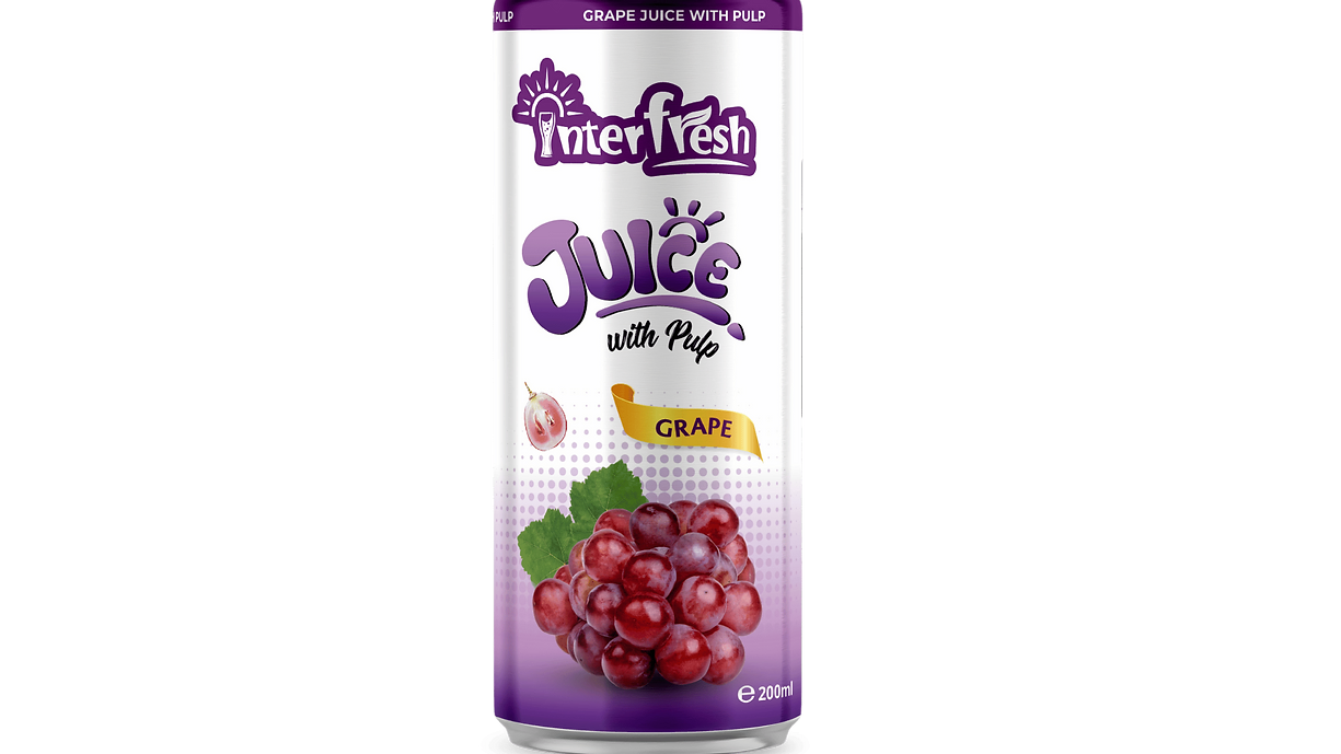 200ml Interfresh Grape Juice with pulp