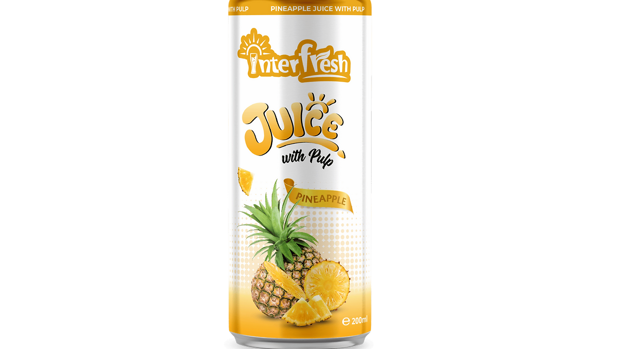 200ml Interfresh Pineapple Juice with pulp