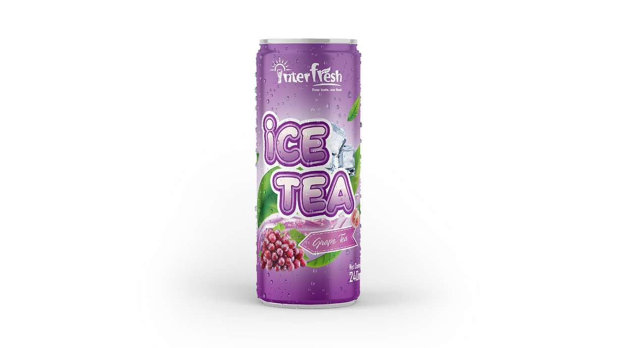 240ml Interfresh Ice Tea Grape