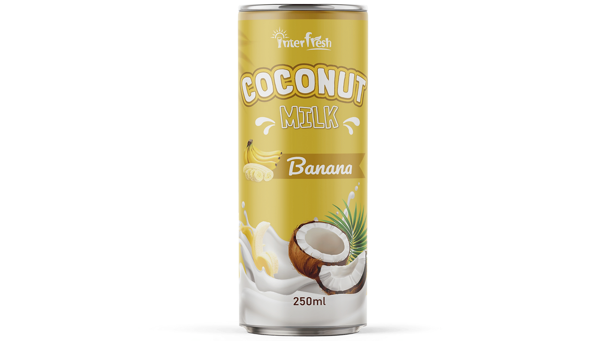 250ml Interfresh Coconut Milk Banana flavor