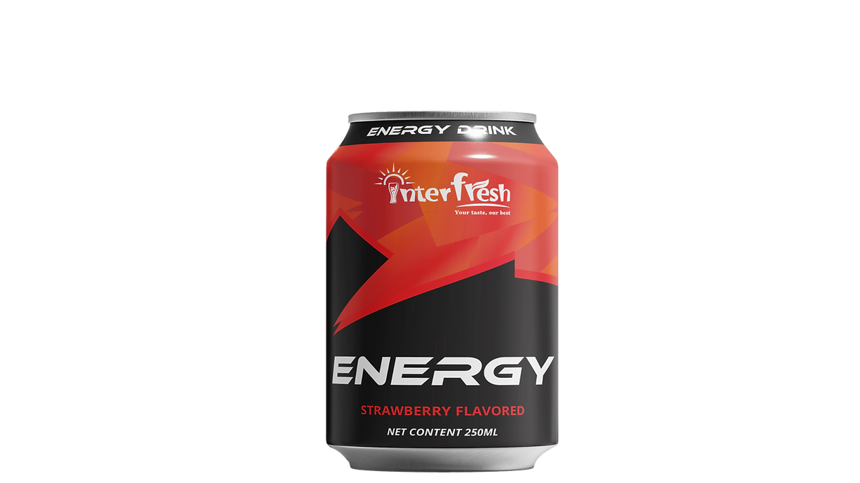 250ml Interfresh Energy Drink Strawberry flavour