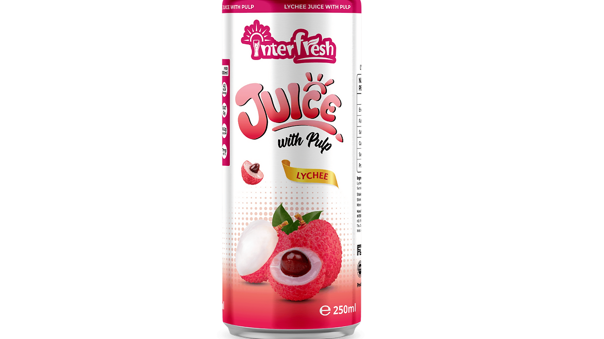 250ml Interfresh Lychee Juice with pulp