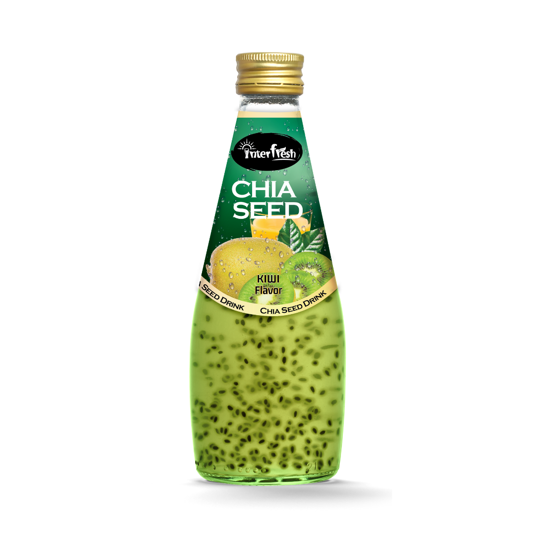 290ml Interfresh Chia Seed Drink Kiwi flavour