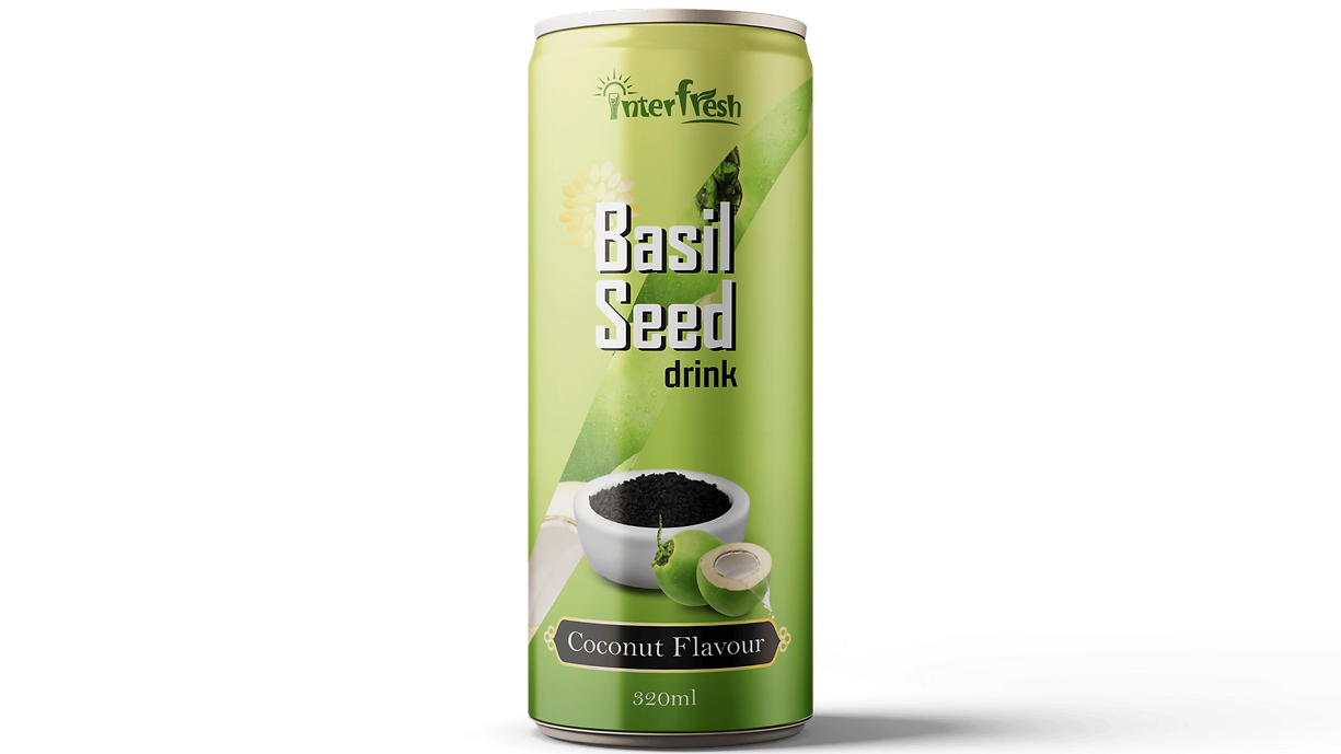 320ml Interfresh Basil Seed Drink Coconut flavour