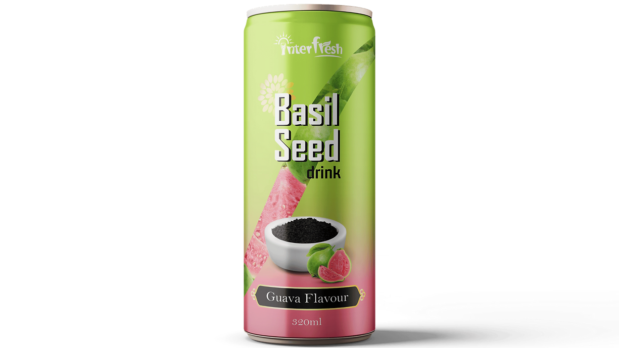 320ml Interfresh Basil Seed Drink Guava flavour