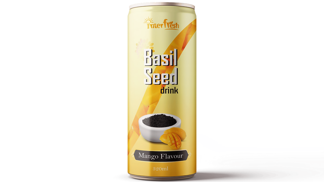 320ml Interfresh Basil Seed Drink Mango flavour