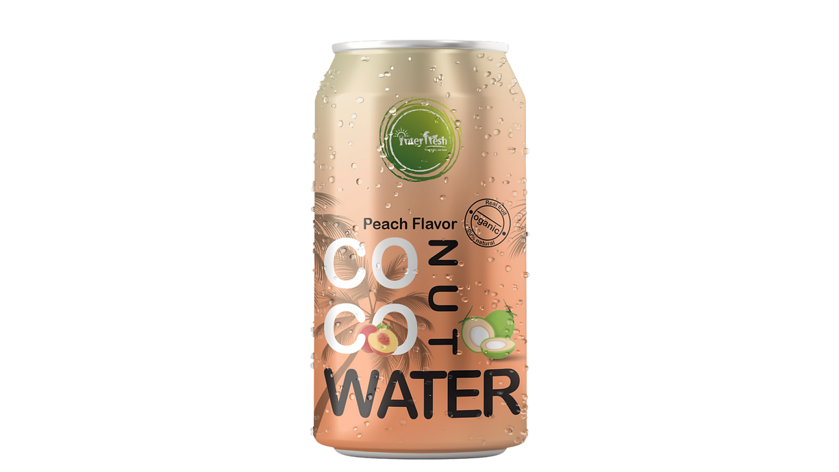 330ml Interfresh Coconut Water Peach flavour