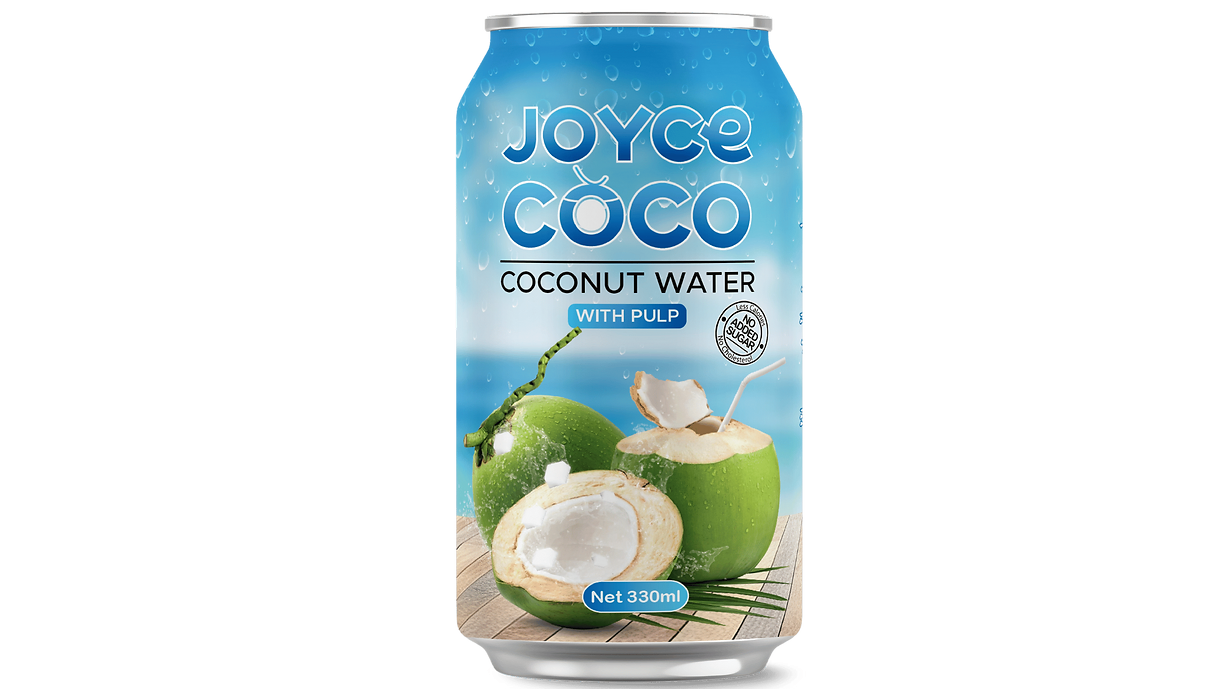 330ml JoyceCoco Coconut Water with Pulp