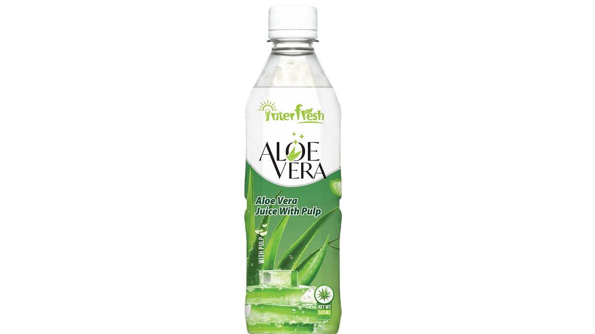 500ml Interfresh Aloe Vera drink with pulp Original flavor