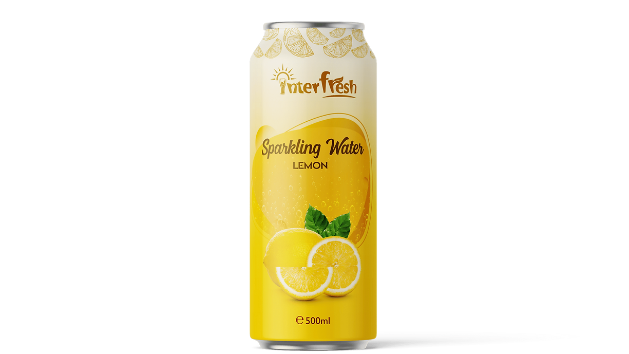 500ml Interfresh Sparkling Lemon flavor