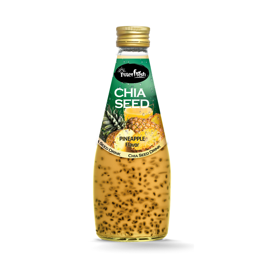 290ml Interfresh Chia Seed Drink Pineapple flavour