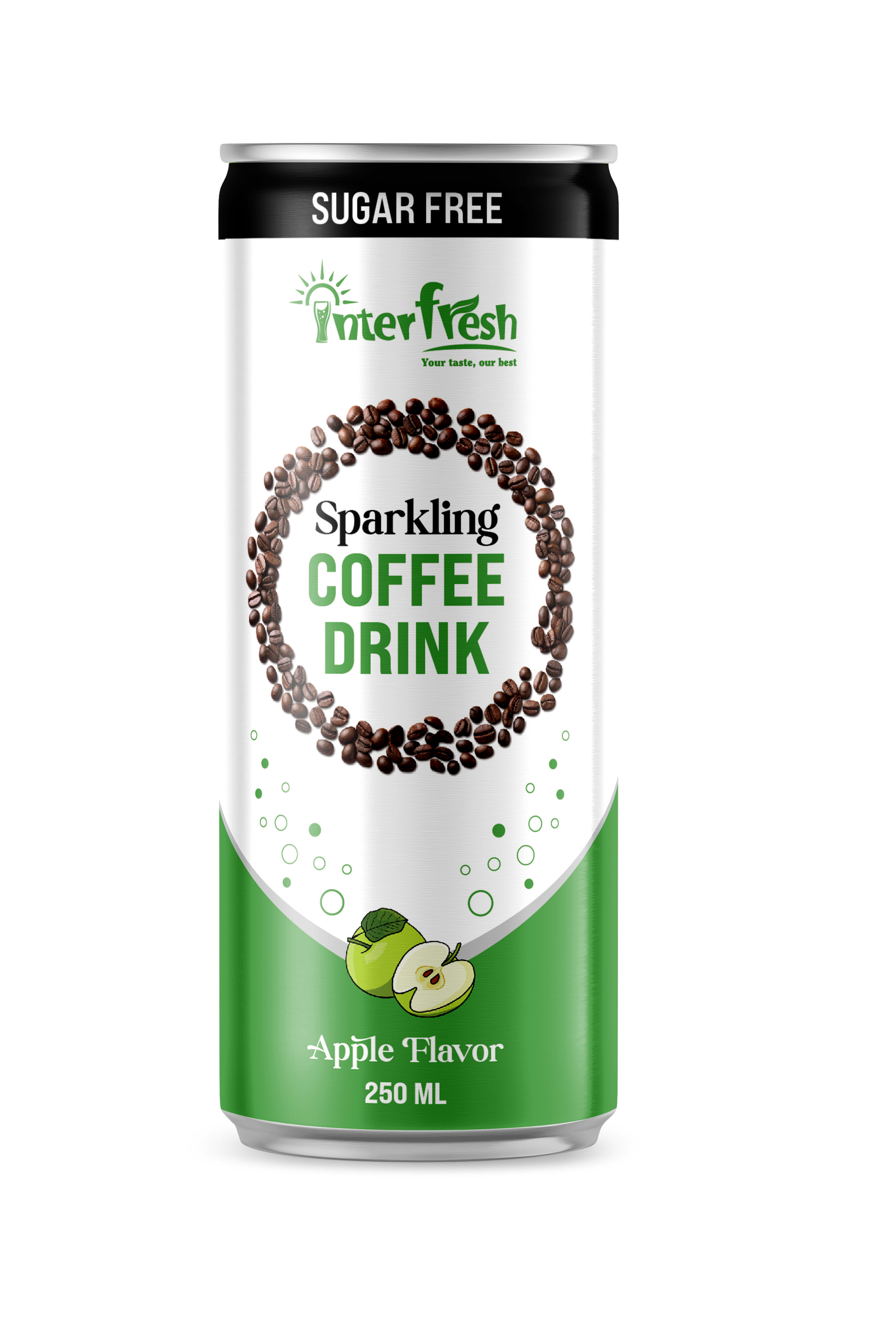 250ml Interfresh Sparkling Coffee Drink Apple Flavor