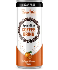 250ml Interfresh Sparkling Coffee Drink Orange Flavor