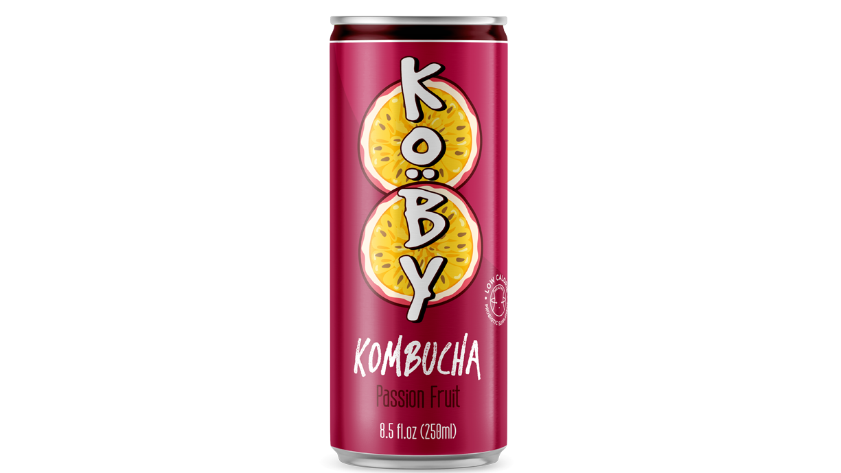 250ml Koby Kombucha Passion Fruit