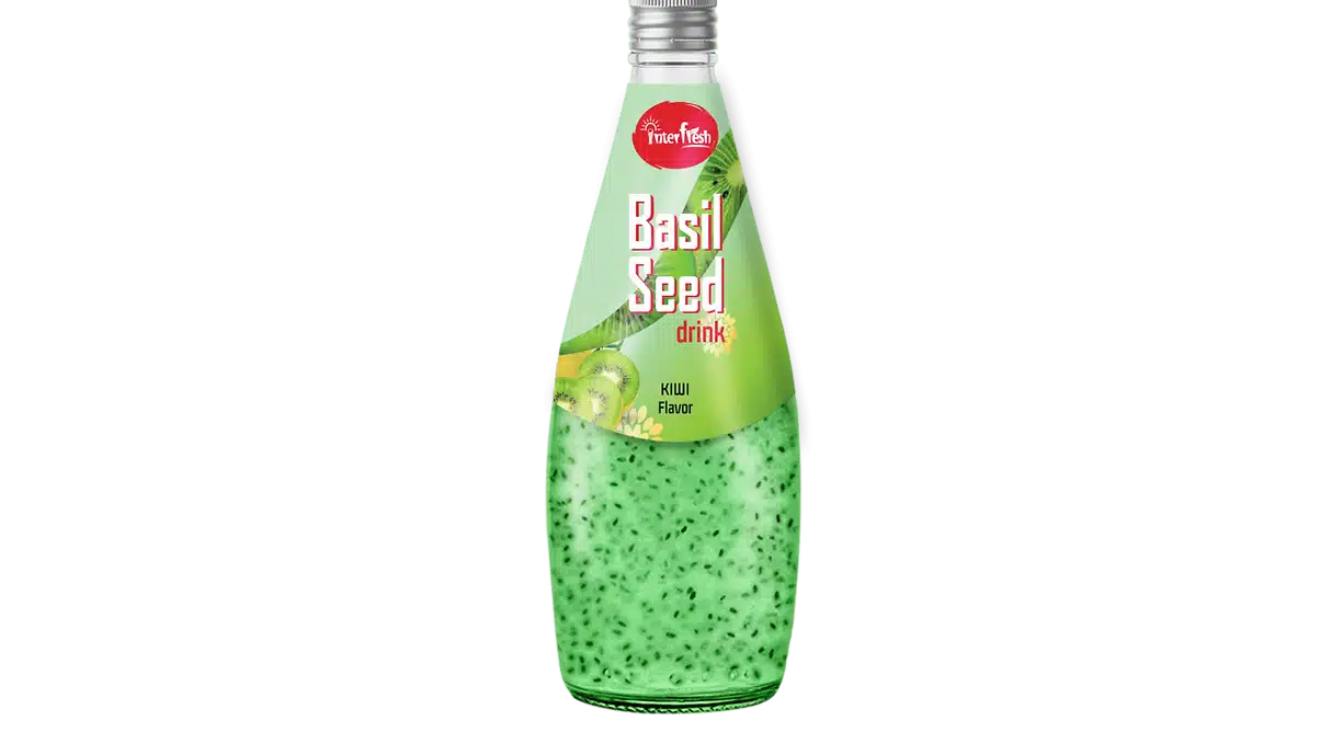 290ml Interfresh Basil Seed Drink Kiwi flavour