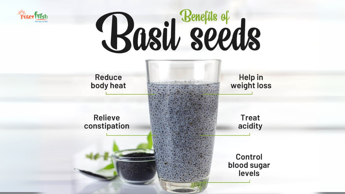 Benefits of Basil Seed Drinks