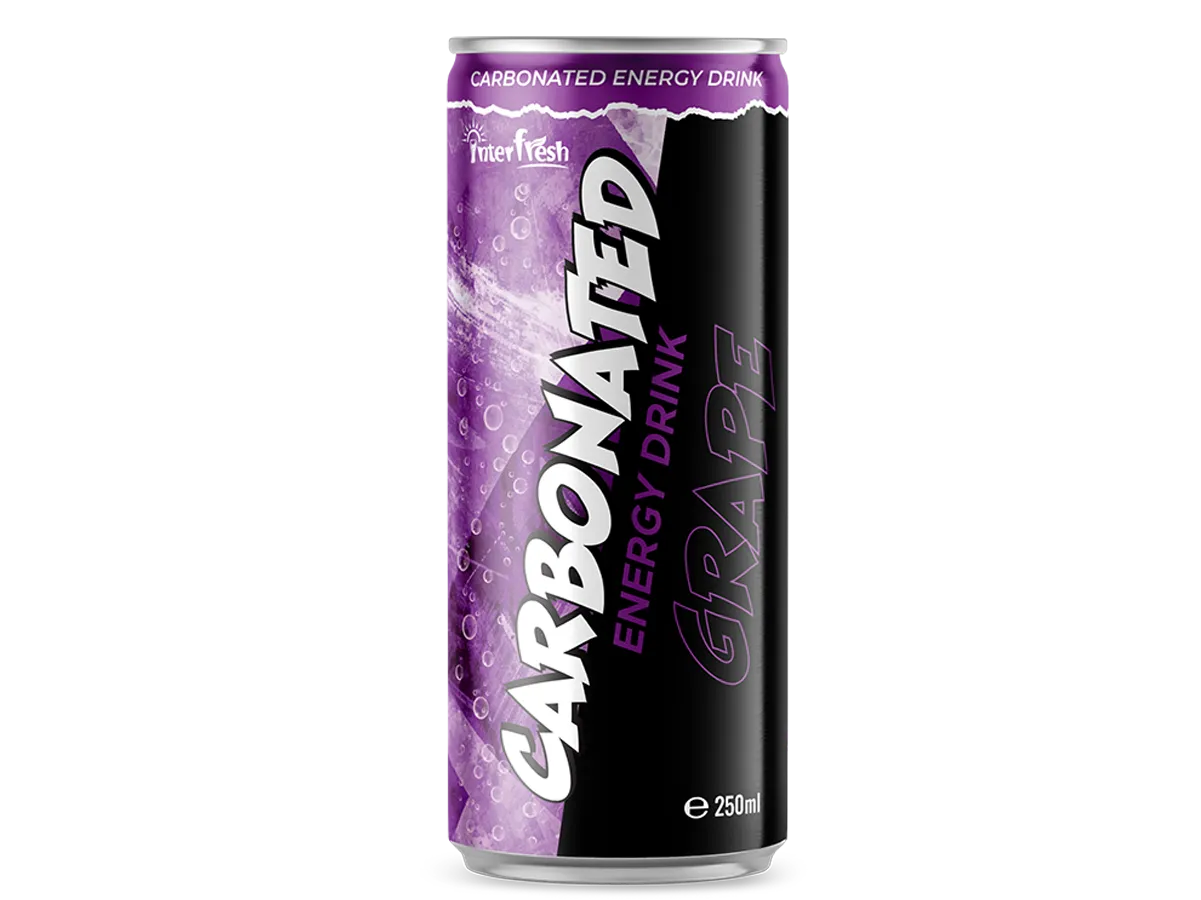 250ml Interfresh Grape Carbonated Energy Drink