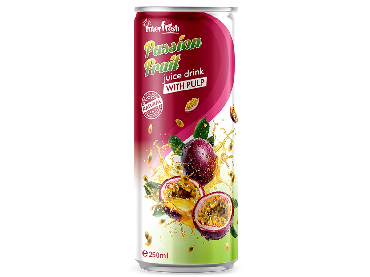 250ml Interfresh Passion Fruit Juice Drink With Pulp