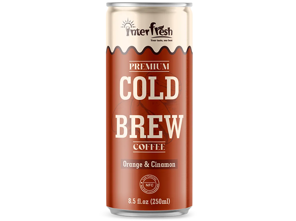 250ml Interfresh Orange & Cinnamon Cold Brew Coffee – Bulk Supply