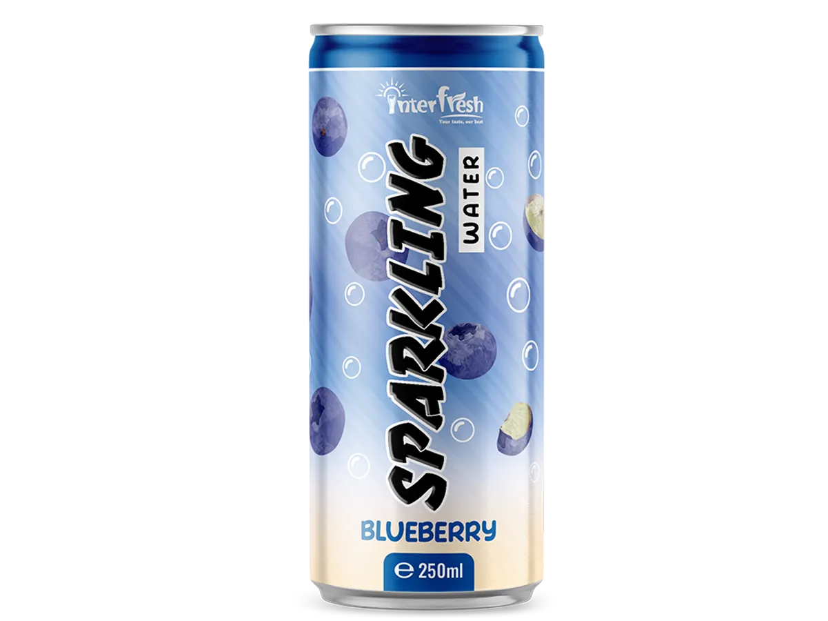 250ml Interfresh Blueberry Sparkling Water