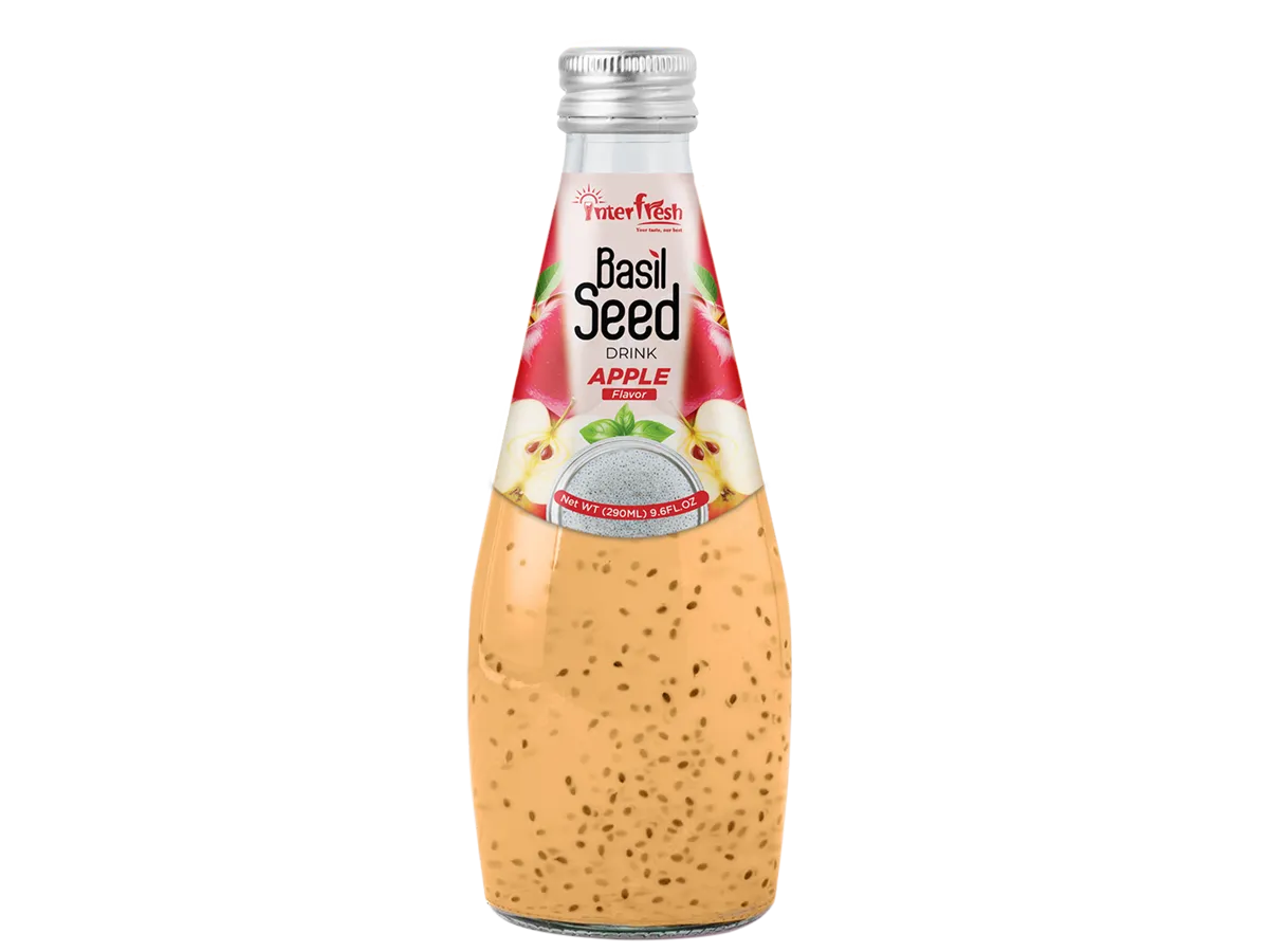 290ml Interfresh Apple Basil Seed Drink