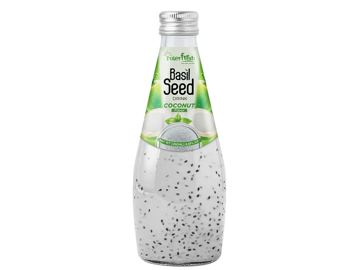 290ml Interfresh Coconut Basil Seed Drink