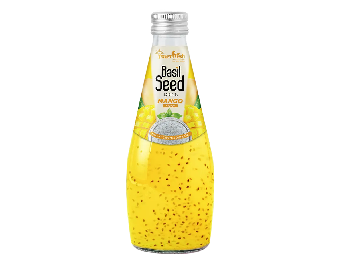 290ml Interfresh Mango Basil Seed Drink