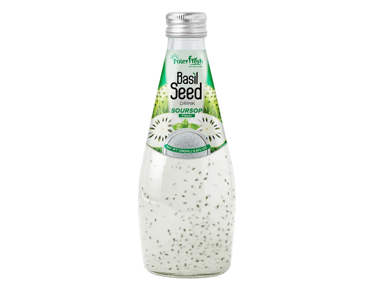 290ml Interfresh Soursop Basil Seed Drink