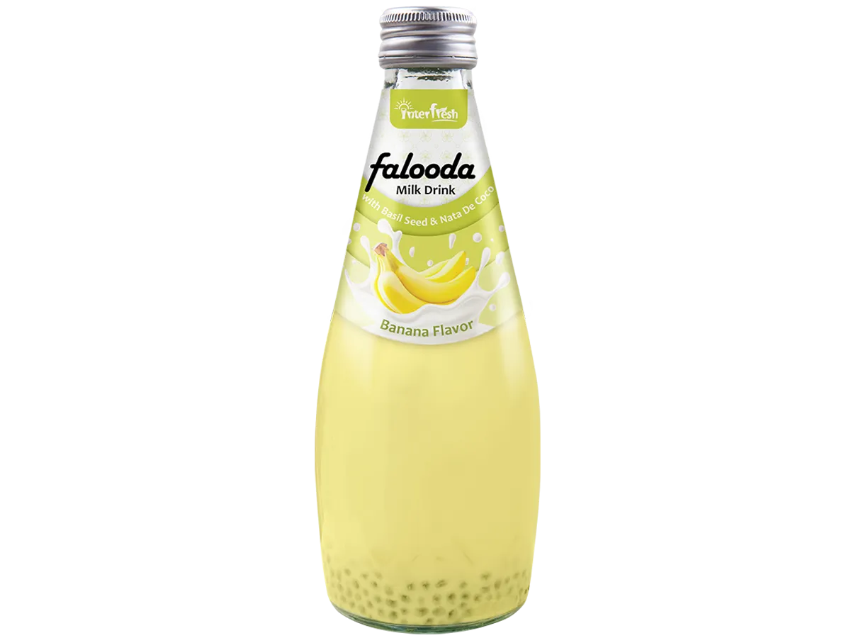 Banana Falooda Milk Drink