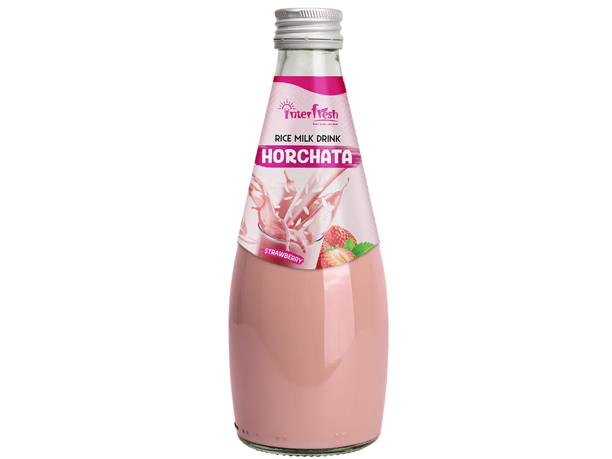 290ml Interfresh Strawberry Rice Milk Horchata – Bulk Supplier