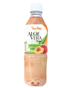 500ml-Interfresh-Aloe vera drink, Peach, With Pulp