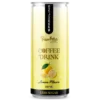 Sparkling Coffee Drink Less Sugar with Lemon Flavor (250ml / 8.45oz Can)