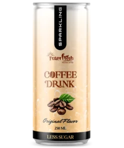 Sparkling Coffee Drink Less Sugar with Original Flavor (250ml / 8.45oz Can)