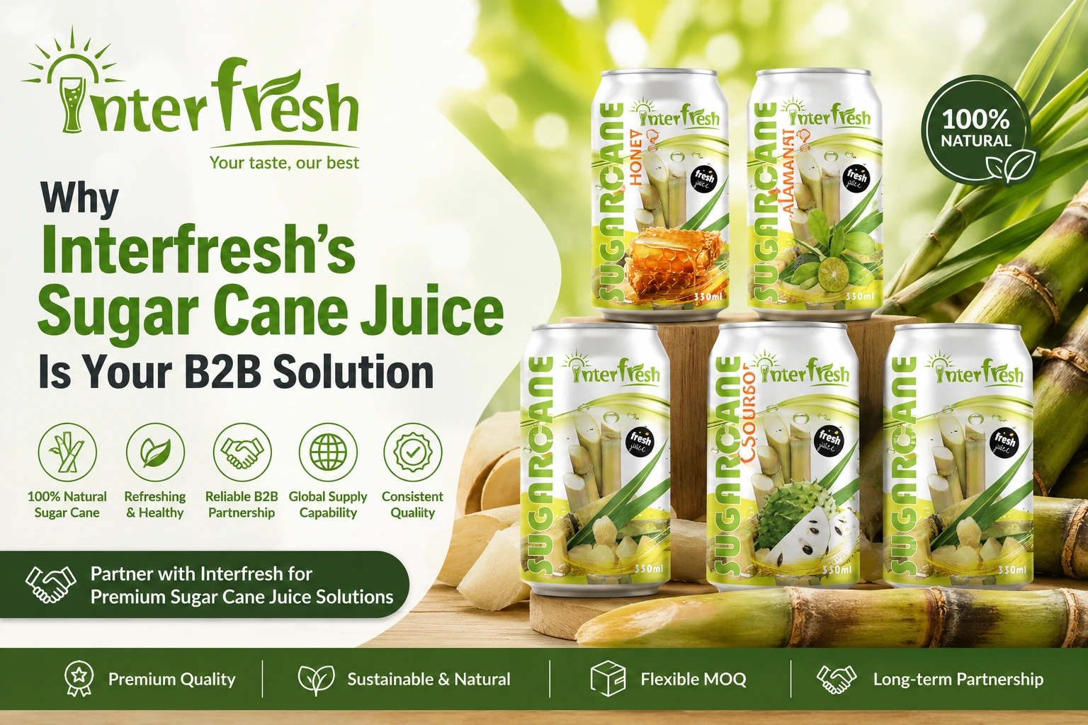 Why Interfresh’s Sugar Cane Juice Is Your B2B Solution