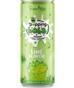 lime Flavor Popping Boba Tea – 250ml