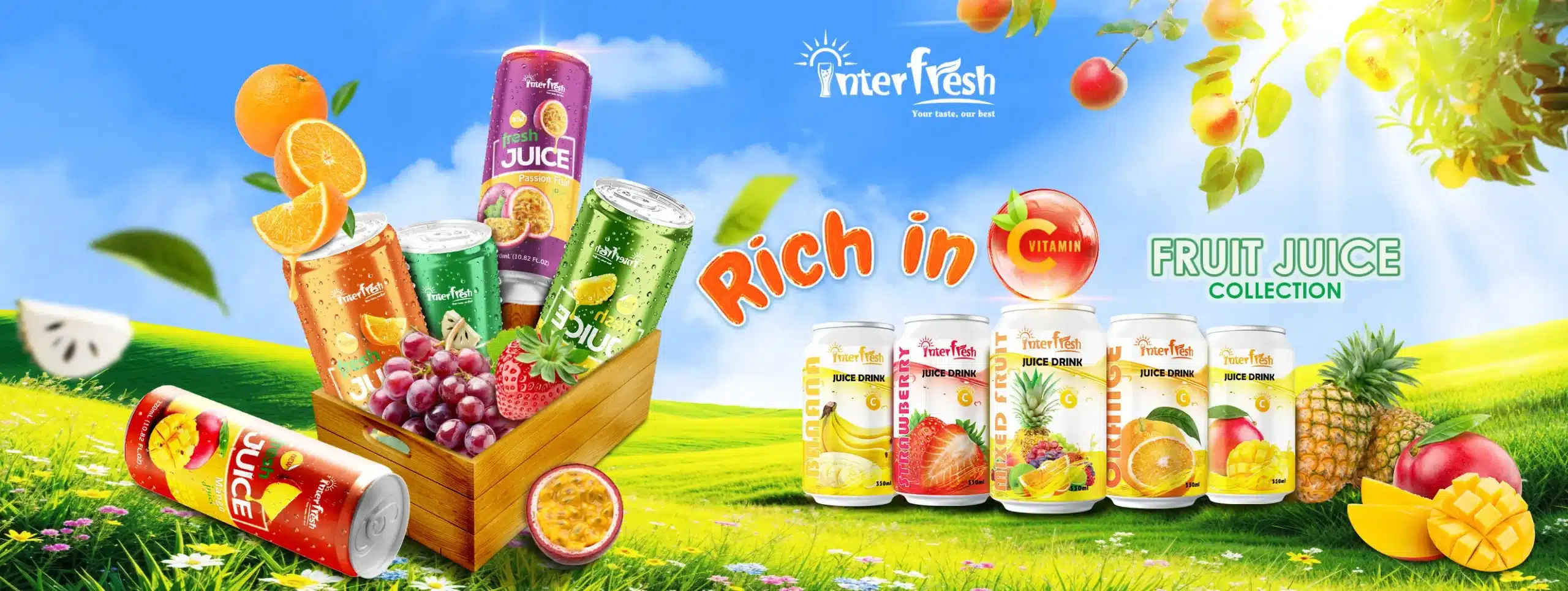 interfresh fruit juice drinks