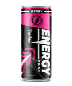 250ML SLIM ENEGRY DRINK LESS SUGAR BERY