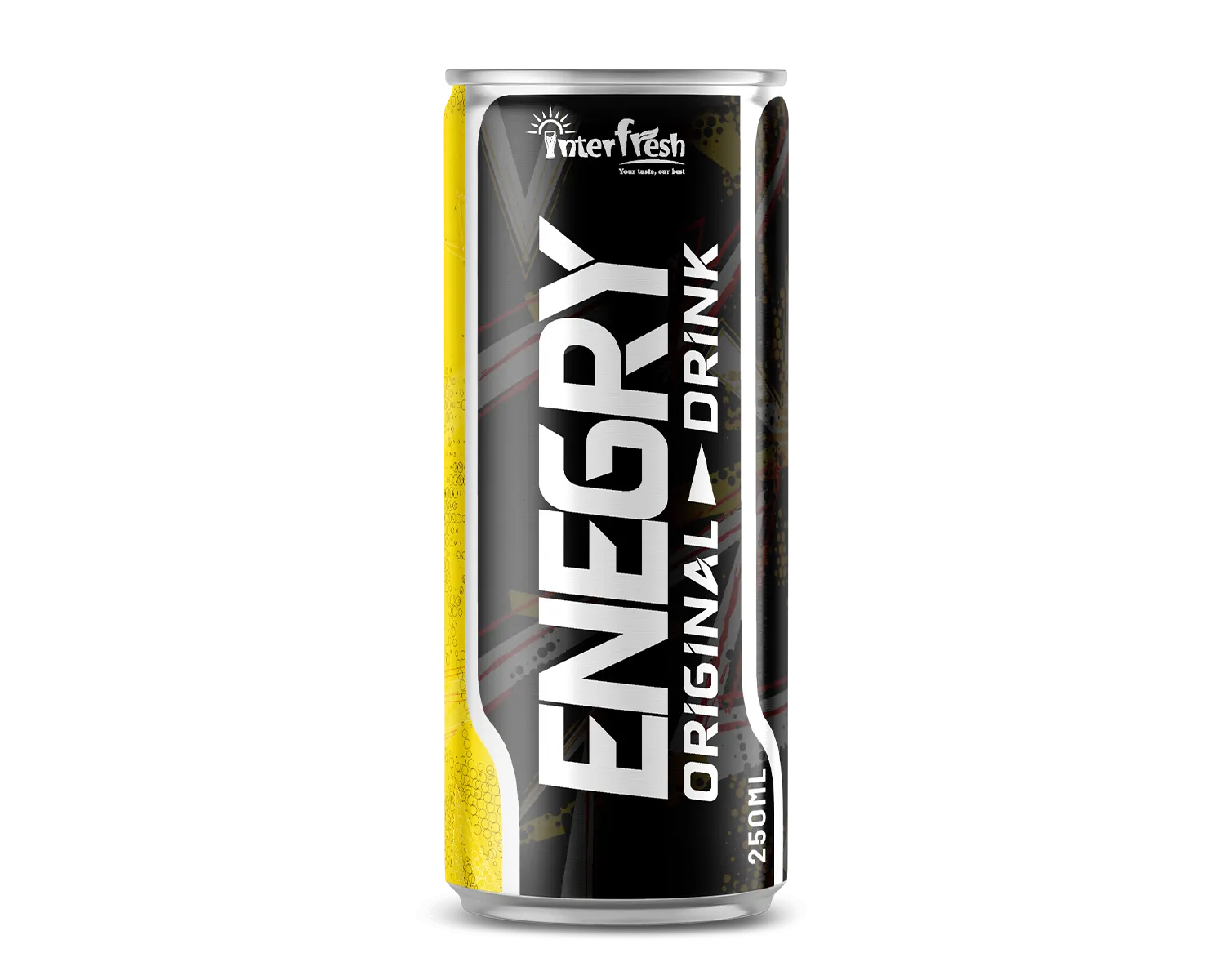 250ml Slim Can Energy Drink Less Sugar Original Flavor OEM Private Label Beverage Manufacturer and Bulk Export Partner 2 250ML SLIM ENEGRY DRINK ORIGINAL