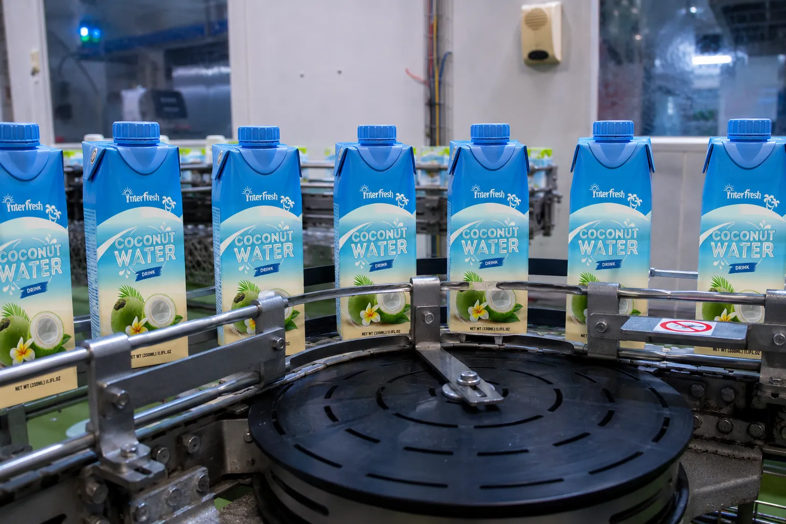 Tetra Pak Coconut Water Manufacturer Vietnam: Premium OEM & Wholesale Supplier for EU and USA Markets 1 Advanced Tetra Pak aseptic filling line at Interfresh coconut water factory Vietnam