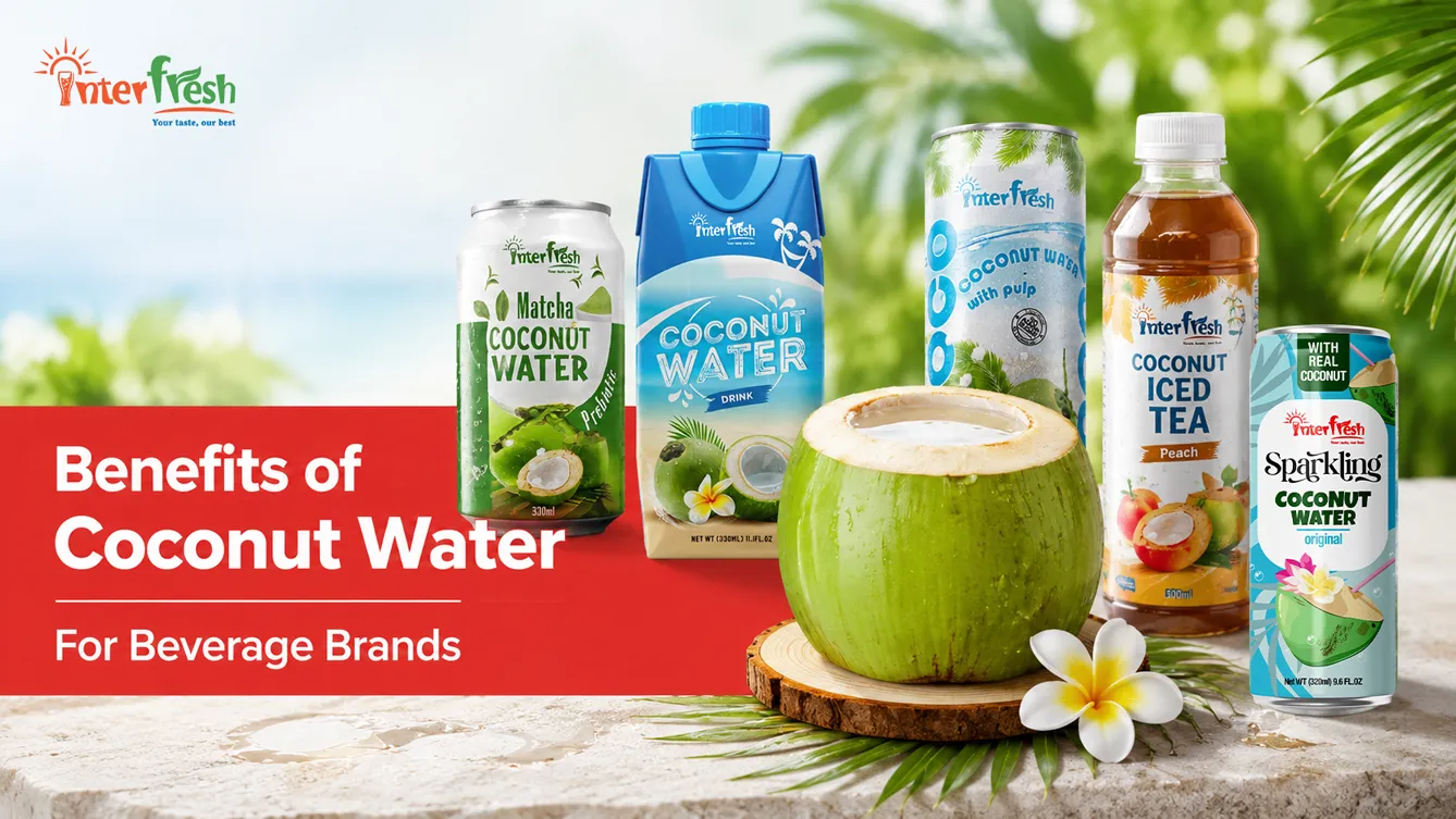 Benefits of coconut water for beverage brands, functional beverage category overview