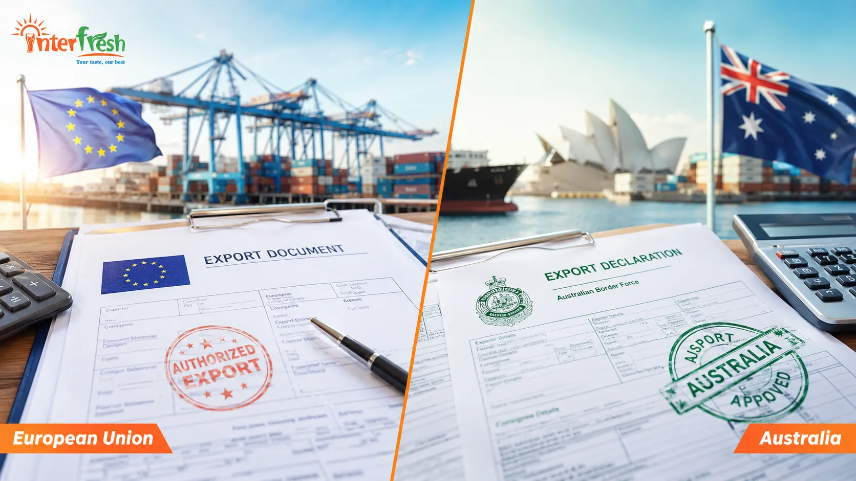 EU versus Australia import regulatory framework comparison for coconut water