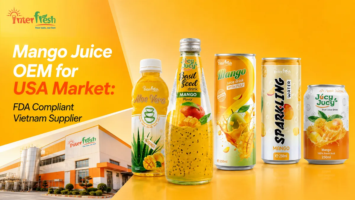 Mango Juice OEM for USA Market