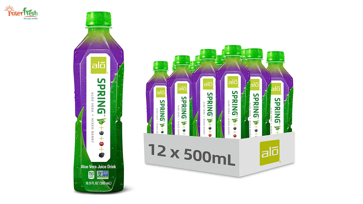 Top 10 Best Aloe Vera Juice Brands in the US 2026 2 ALO Drinks aloe vera beverage blended with fruit juice