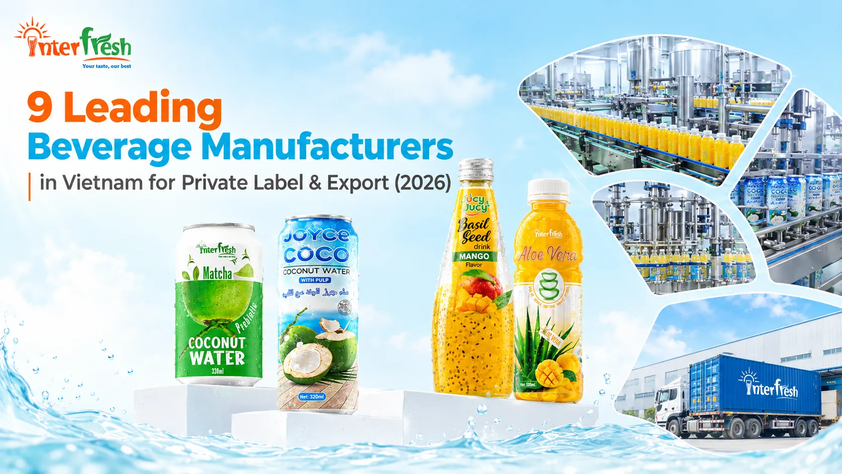 Top 9 beverage manufacturers in Vietnam